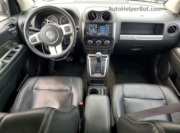 1C4NJDEB1HD128904 2017 JEEP COMPASS Black Вид панелі приладів