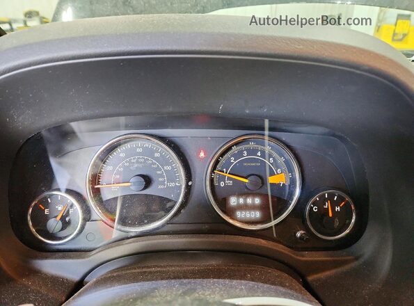 1C4NJDEB2GD696349 2016 JEEP COMPASS Black Vista del cuadro de instrumentos