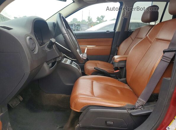 1C4NJDEB2GD747011 2016 JEEP COMPASS Burgundy Widok wnętrza z przodu