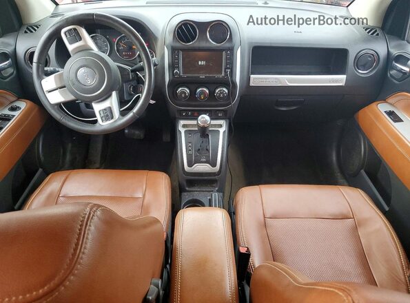 1C4NJDEB2GD747011 2016 JEEP COMPASS Burgundy Widok deski rozdzielczej