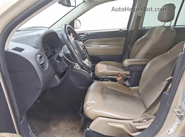 1C4NJDEB2GD753326 2016 JEEP COMPASS Tan Widok wnętrza z przodu