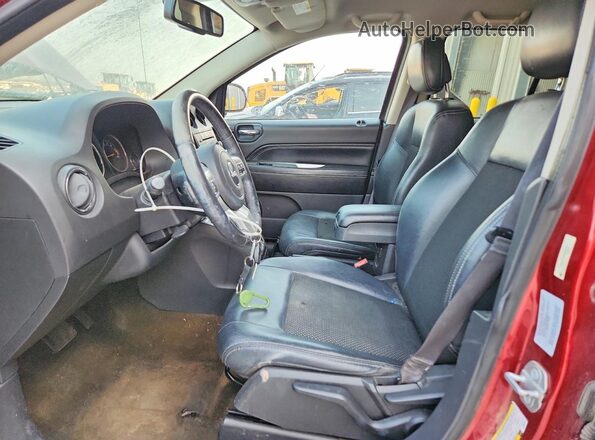 1C4NJDEB3GD662372 2016 JEEP COMPASS Burgundy წინა სალონის ხედი
