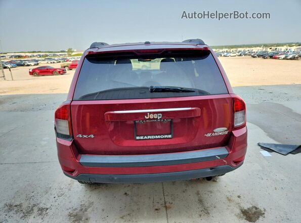 1C4NJDEB3GD662372 2016 JEEP COMPASS Burgundy უკანა ხედი
