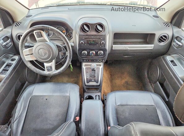 1C4NJDEB3GD662372 2016 JEEP COMPASS Burgundy წინა პანელის ხედი