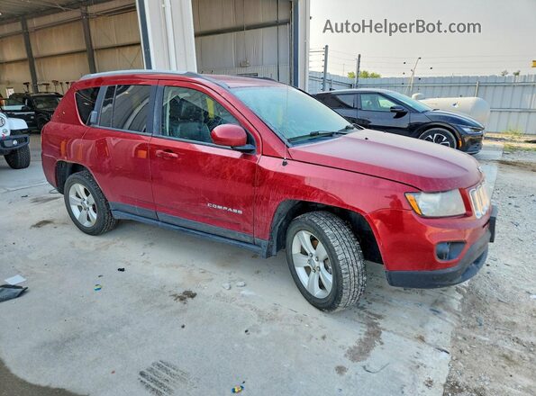 1C4NJDEB3GD662372 2016 JEEP COMPASS Burgundy წინა მარჯვენა