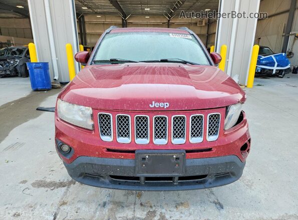 1C4NJDEB3GD662372 2016 JEEP COMPASS Burgundy წინა ხედი
