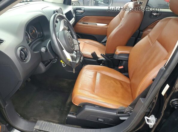 1C4NJDEB3GD696327 2016 JEEP COMPASS Black Vista interior delantera