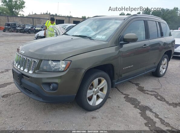 1C4NJDEB4GD587441 2016 JEEP COMPASS Green Vista tres cuartos delantera izquierda