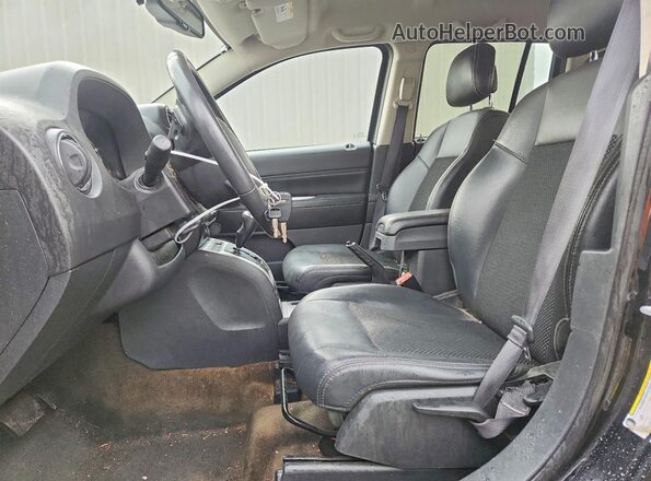 1C4NJDEB5GD663605 2016 JEEP COMPASS Black Вид салону спереду