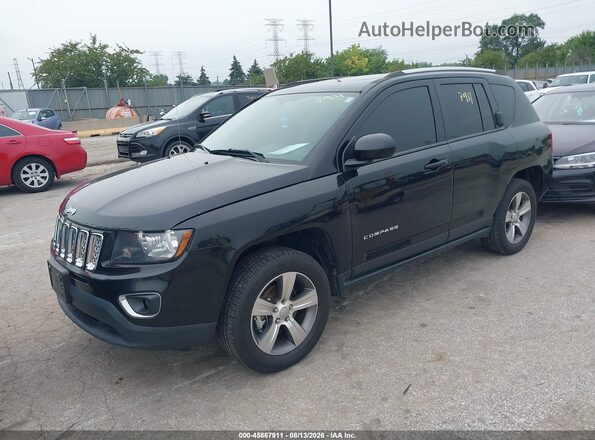 1C4NJDEB5GD681232 2016 JEEP COMPASS Black წინა მარცხენა ხედი სამი მეოთხედიდან