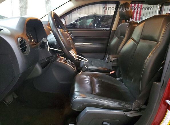 1C4NJDEB6HD100449 2017 JEEP COMPASS Red Widok wnętrza z przodu