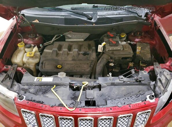 1C4NJDEB6HD100449 2017 JEEP COMPASS Red Widok komory silnika