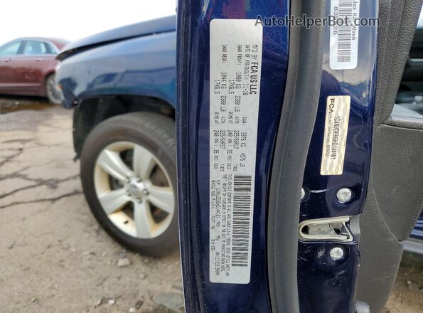 1C4NJDEB6HD144161 2017 JEEP COMPASS Blue VIN კოდის სტიკერის ხედი