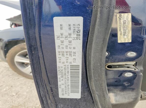 1C4NJDEB7GD709547 2016 JEEP COMPASS Blue VIN კოდის სტიკერის ხედი