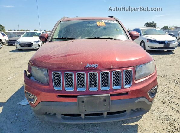 1C4NJDEB8GD653554 2016 JEEP COMPASS Burgundy Դիմացի տեսք