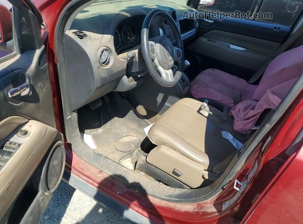 1C4NJDEB8GD653554 2016 JEEP COMPASS Burgundy Առջևի վահանակի տեսք