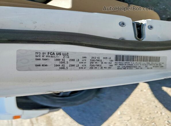 1C4NJPBA0GD676629 2016 JEEP PATRIOT White ძრავის განყოფილების ხედი