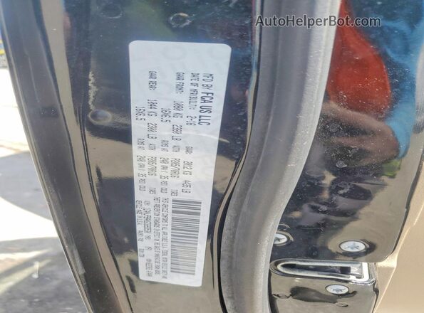 1C4NJPBA0GD693530 2016 JEEP PATRIOT Black VIN კოდის სტიკერის ხედი