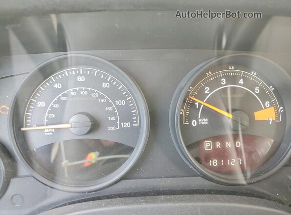1C4NJPBA1GD815005 2016 JEEP PATRIOT Black ხელსაწყოთა პანელის ხედი