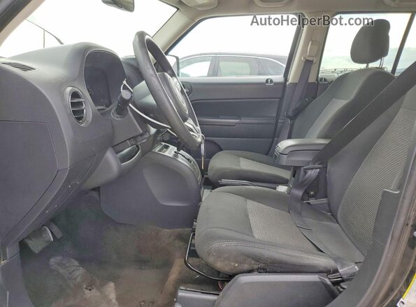 1C4NJPBA1GD815005 2016 JEEP PATRIOT Black წინა სალონის ხედი
