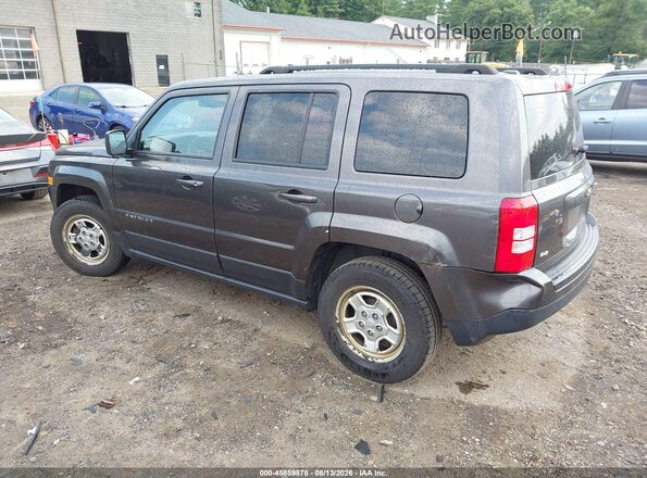 1C4NJPBA3GD719859 2016 JEEP PATRIOT Серый Задняя левая четверть
