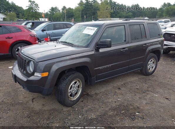 1C4NJPBA3GD719859 2016 JEEP PATRIOT Серый Передняя левая четверть