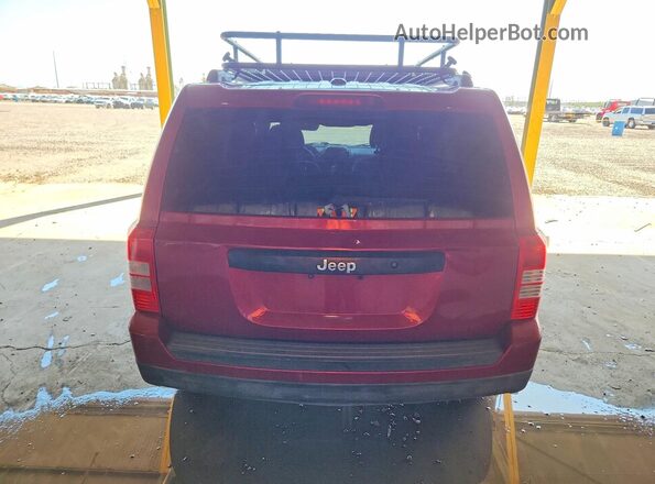 1C4NJPBA3GD754482 2016 JEEP PATRIOT Red Rear view