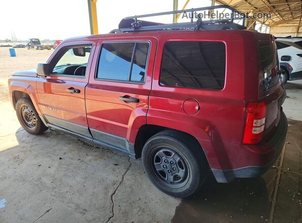 1C4NJPBA3GD754482 2016 JEEP PATRIOT Red Rear left