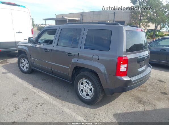 1C4NJPBA3HD136175 2017 JEEP PATRIOT Серый Задняя левая четверть