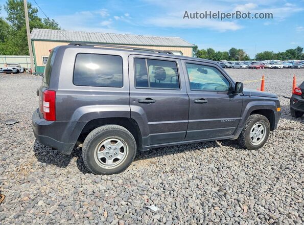 1C4NJPBA4GD752045 2016 JEEP PATRIOT Серый Задняя правая четверть