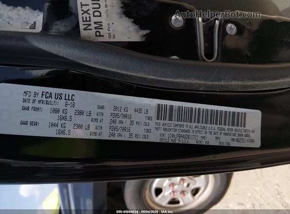1C4NJPBA4GD811711 2016 JEEP PATRIOT Black Engine compartment view