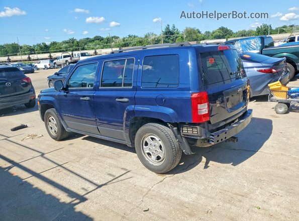 1C4NJPBA4HD134855 2017 JEEP PATRIOT Blue Tył lewy