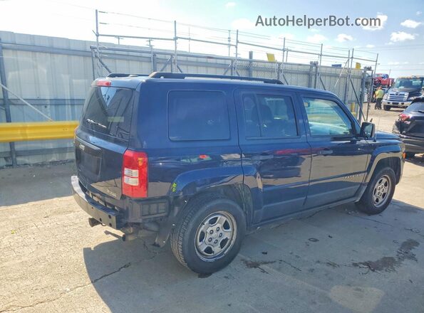 1C4NJPBA4HD134855 2017 JEEP PATRIOT Blue Tył prawy