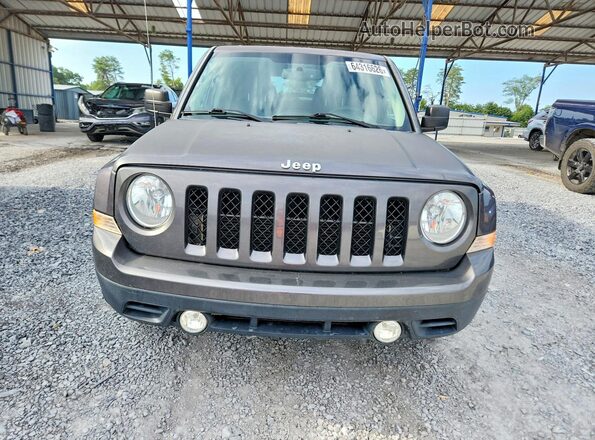 1C4NJPBA5GD537287 2016 JEEP PATRIOT Gray Rear view