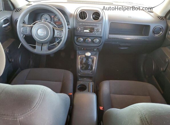 1C4NJPBA6GD601501 2016 JEEP PATRIOT Gray Вид панелі приладів