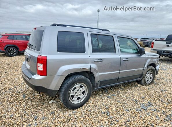 1C4NJPBA6GD669782 2016 JEEP PATRIOT Серебряный Задняя правая четверть