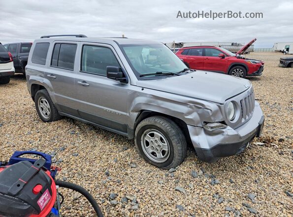 1C4NJPBA6GD669782 2016 JEEP PATRIOT Серебряный Передняя правая четверть