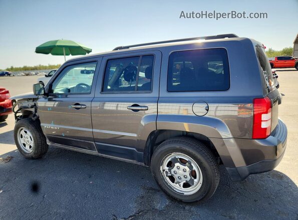 1C4NJPBA6GD675534 2016 JEEP PATRIOT Gray Trasero izquierdo