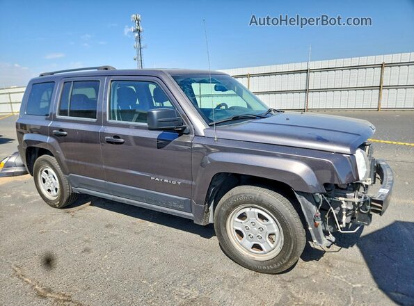 1C4NJPBA6GD675534 2016 JEEP PATRIOT Gray Delantero derecho
