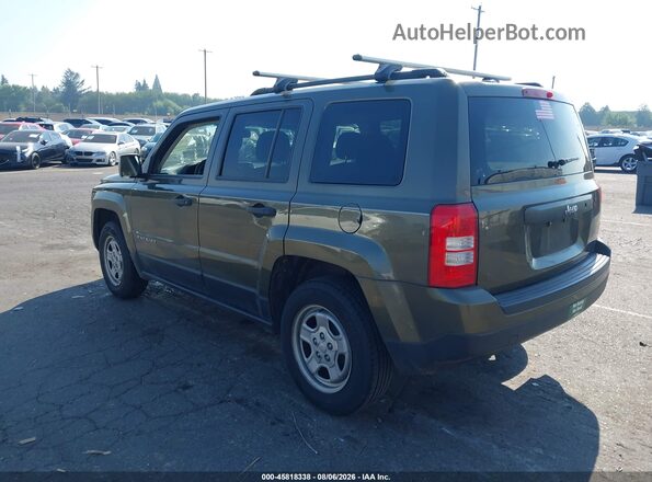 1C4NJPBA7GD527375 2016 JEEP PATRIOT Зеленый Задняя левая четверть