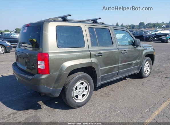 1C4NJPBA7GD527375 2016 JEEP PATRIOT Зеленый Задняя правая четверть