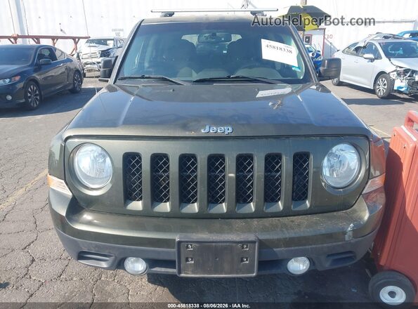 1C4NJPBA7GD527375 2016 JEEP PATRIOT Зеленый Вид спереди