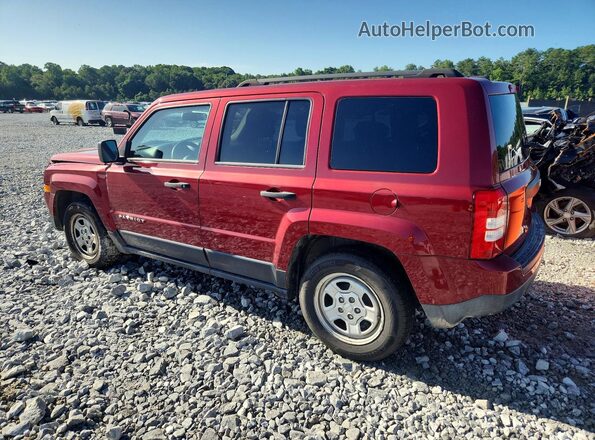 1C4NJPBA8GD726225 2016 JEEP PATRIOT Maroon უკანა მარცხენა