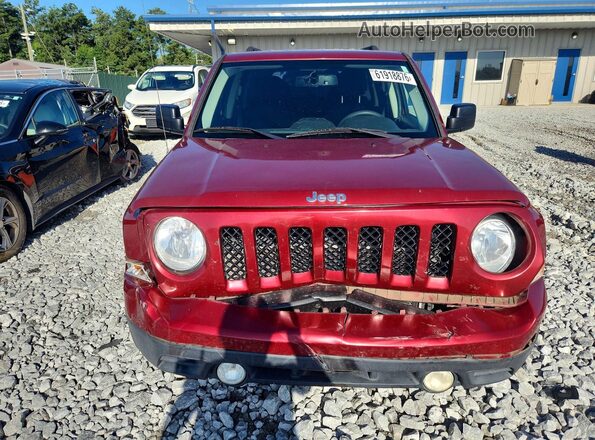 1C4NJPBA8GD726225 2016 JEEP PATRIOT Maroon წინა ხედი