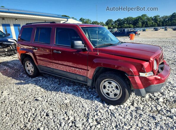 1C4NJPBA8GD726225 2016 JEEP PATRIOT Maroon წინა მარჯვენა