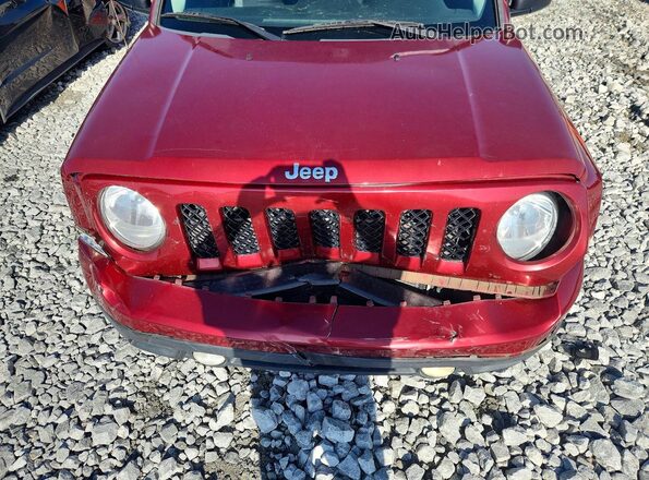 1C4NJPBA8GD726225 2016 JEEP PATRIOT Maroon ძრავის განყოფილების ხედი