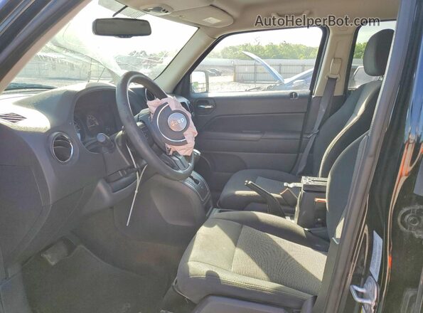 1C4NJPBA9GD748377 2016 JEEP PATRIOT Black Widok wnętrza z przodu