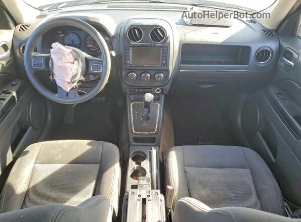 1C4NJPBA9GD748377 2016 JEEP PATRIOT Black Widok deski rozdzielczej