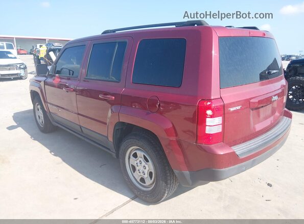 1C4NJPBA9HD115606 2017 JEEP PATRIOT Red Trasero izquierdo