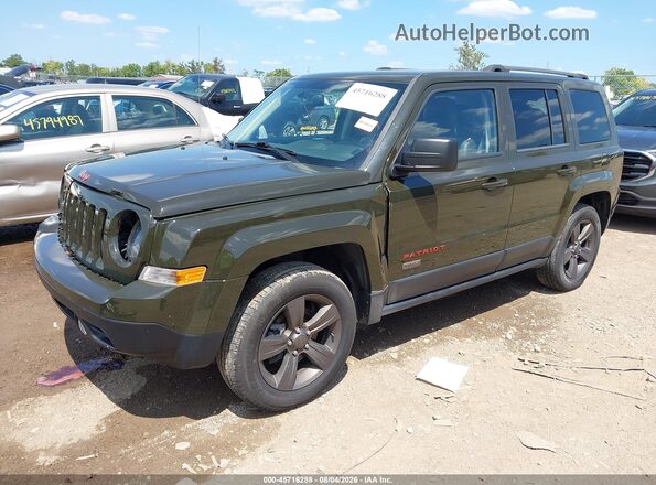 1C4NJPBB0GD815702 2016 JEEP PATRIOT Green Przód lewy